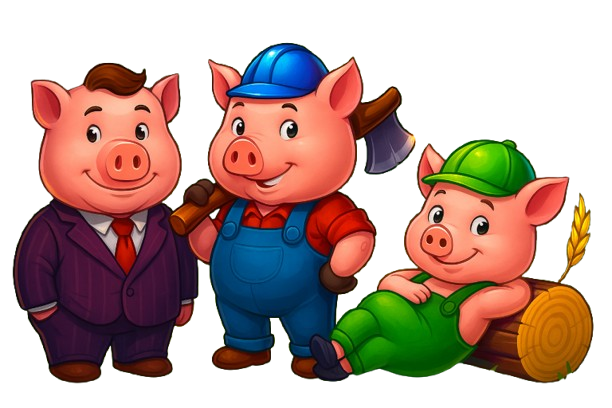 Three pigs